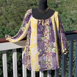 Elementz Women Floral Blouse size 2X‎
